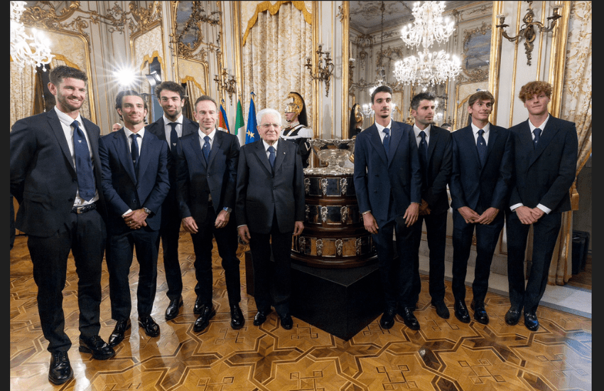 Mattarella, la Coppa Davis e Sinner: “Complimenti” (VIDEO)