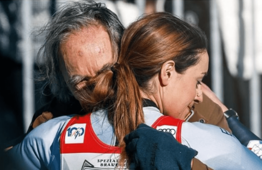 Sofia Goggia si rifugia nell’abbraccio di papà Ezio: “Saprò rialzarmi” (VIDEO)