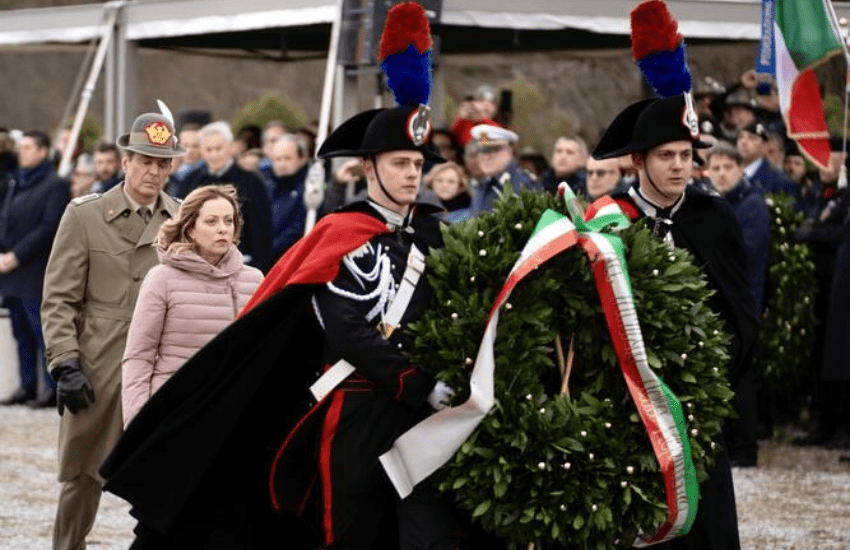 Meloni: “Chiedo scusa per le Foibe”