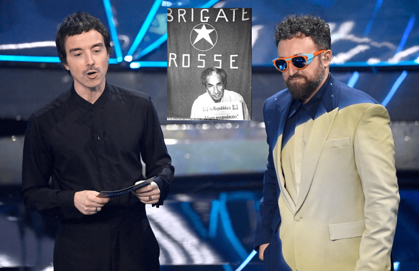 Sanremo, oltraggio ad Aldo Moro: su Wikipedia risultava rapito da Diodato, Ghali e Dargen D’Amico