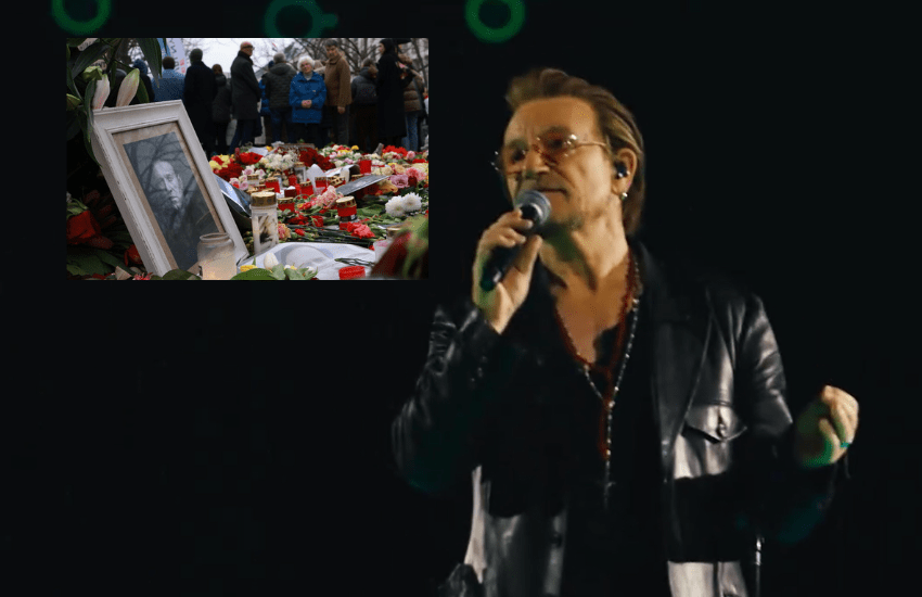 Navalny: lividi sulla salma ancora negata alla famiglia. L’omaggio di Bono al concerto (VIDEO)