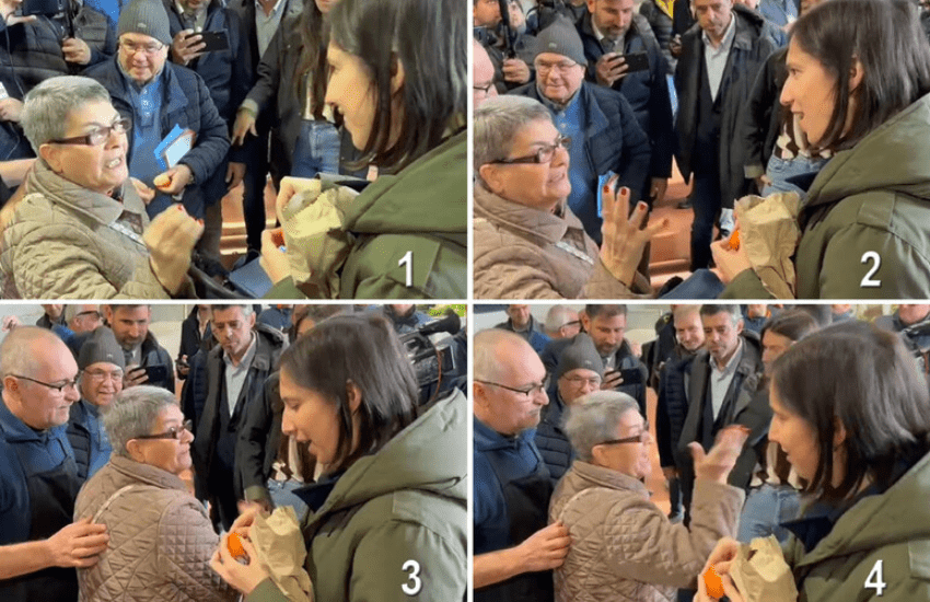 Elly Schlein e l’improvvisa contestazione al mercato: “Ma vada a lavorare” (VIDEO)