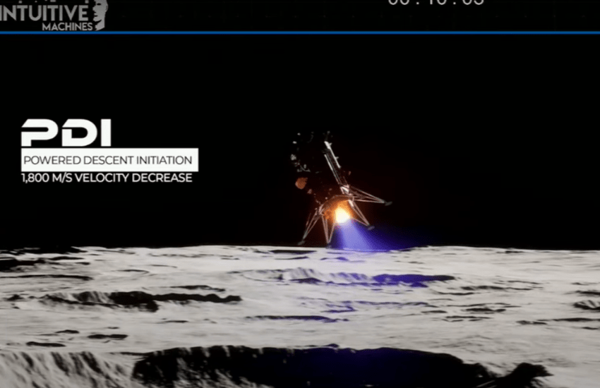 Odysseus, il primo veicolo privato è sulla Luna: “Sta già iniziando a inviare dati” (VIDEO)