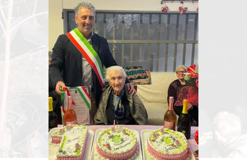 Altro compleanno a tre cifre in provincia di Latina: auguri a nonna Gentilina