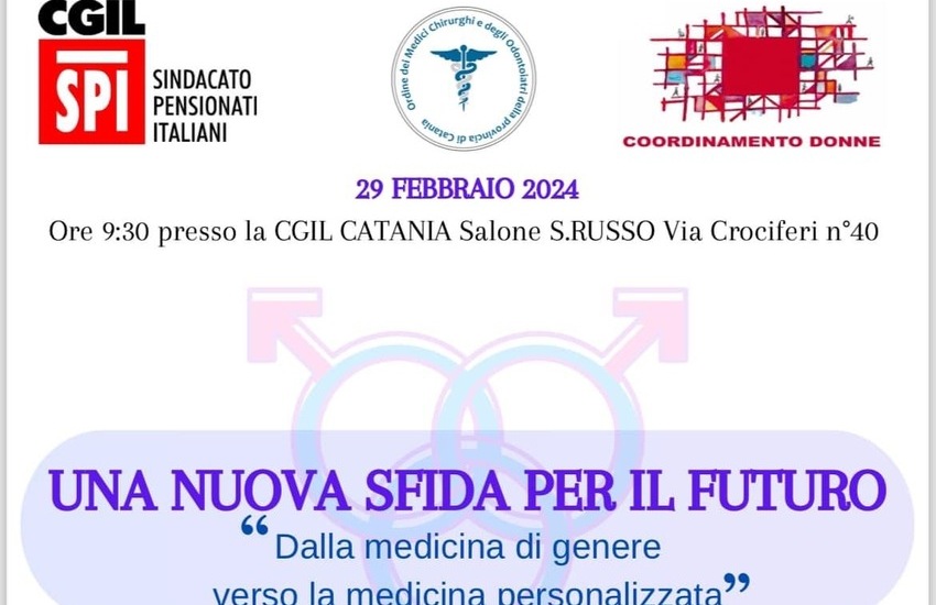 Catania, donne: il 29 febbraio, incontro pubblico sulla medicina di genere