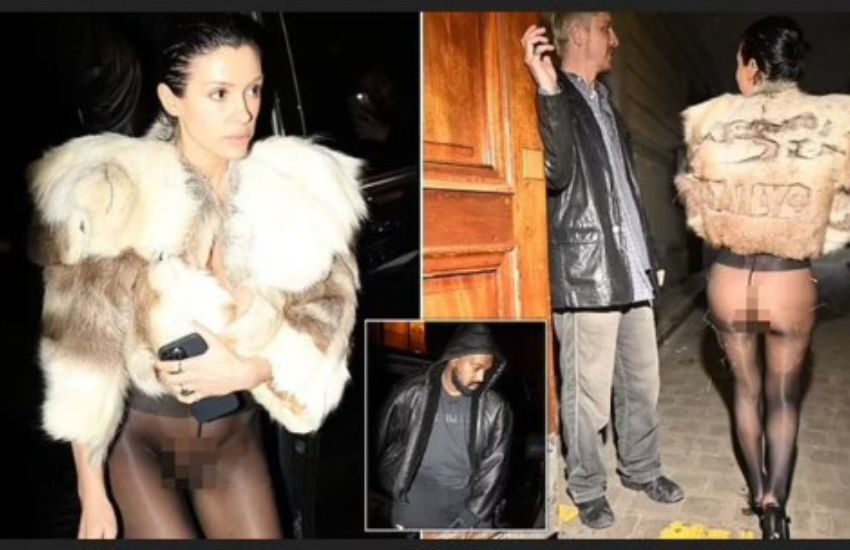 Bianca Censori la fa grossa: la moglie di Kanye West gira a Parigi senza slip, ma ora rischia l’arresto