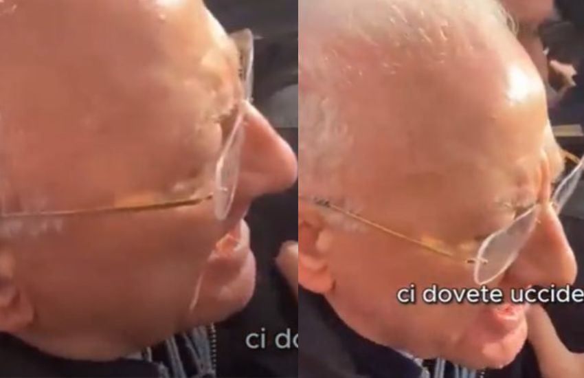 Vincenzo De Luca “ultrà” scatenato davanti a Palazzo Chigi contro la Meloni: “Ci dovete uccidere!”
