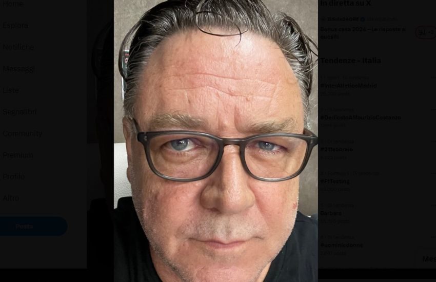 Russell Crowe si è tagliato la barba per la prima volta dopo 5 anni: ecco perché l’ha fatto