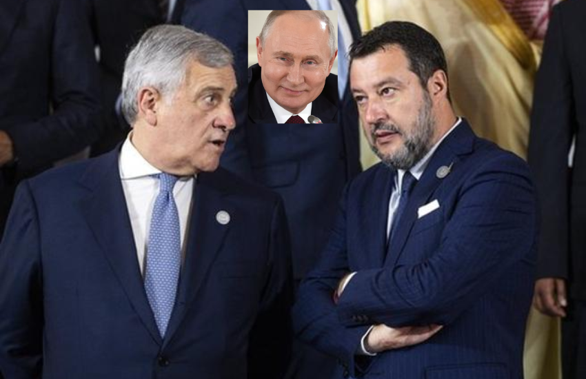 Tajani risponde a Salvini sulla Russia: Putin provoca crisi di governo?