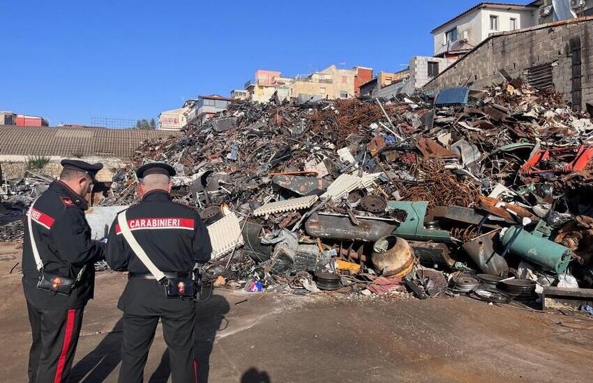 San Cristoforo: azienda riceveva decine di tonnellate di rifiuti e le sostanze inquinanti finivano direttamente sottoterra