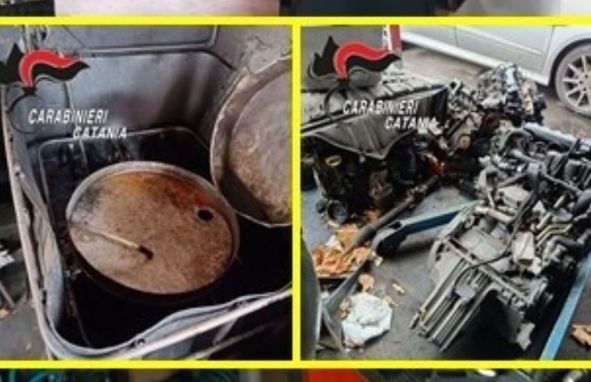 Giarre, i Carabinieri controllano un’officina, denunciato il titolare