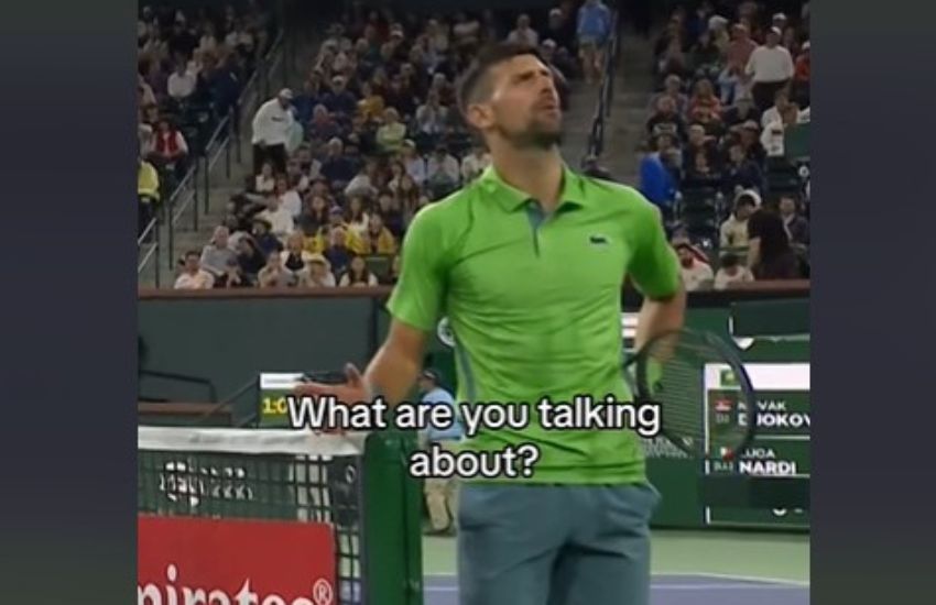 Incorreggibile Djokovic, il serbo accusa l’italiano Nardi: la sua reazione diventa virale [VIDEO]
