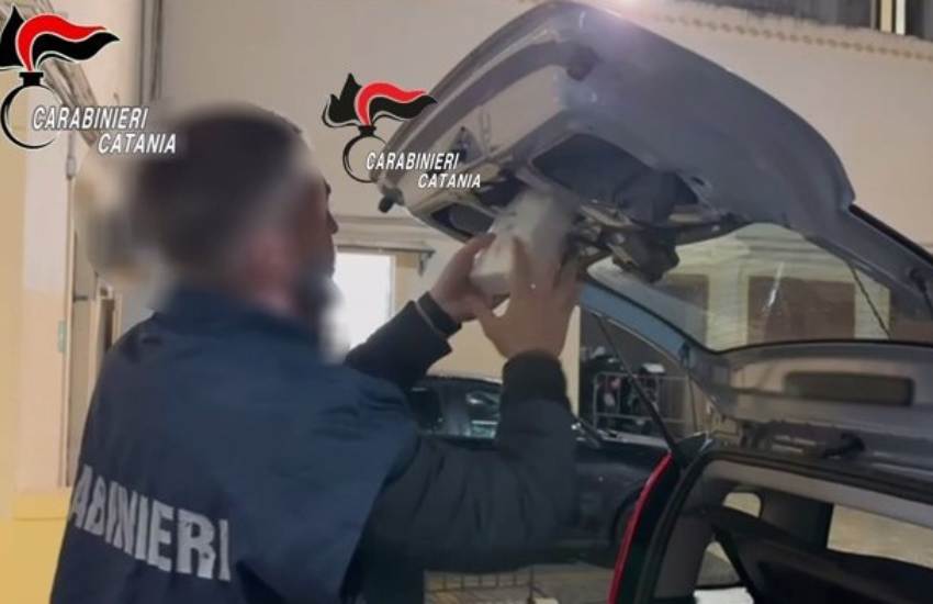 San Giovanni Galermo: dalla Calabria a Catania con 4 kg di cocaina