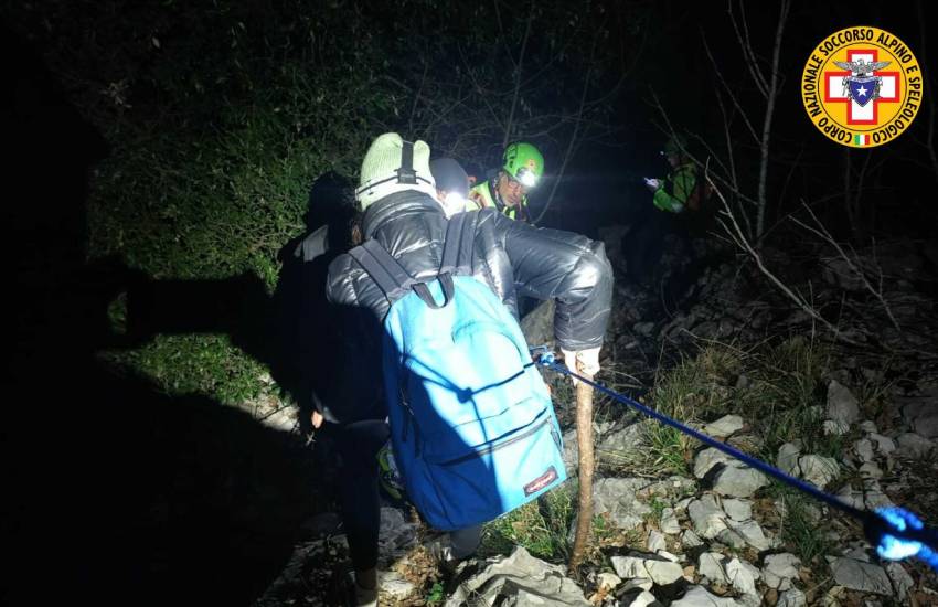 Dispersi sul monte Cacume: due giovani recuperato dal Soccorso Alpino del Lazio