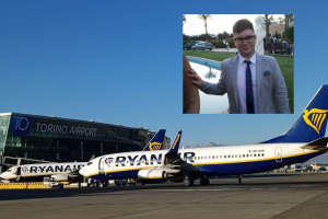 Torino, tragedia sul volo Ryanair: 33enne muore con accanto la moglie incinta del primo figlio