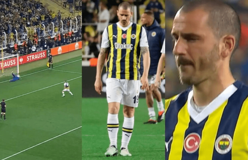 Bonucci da incubo: entra e sbaglia il rigore decisivo nei quarti della Conference League (VIDEO)