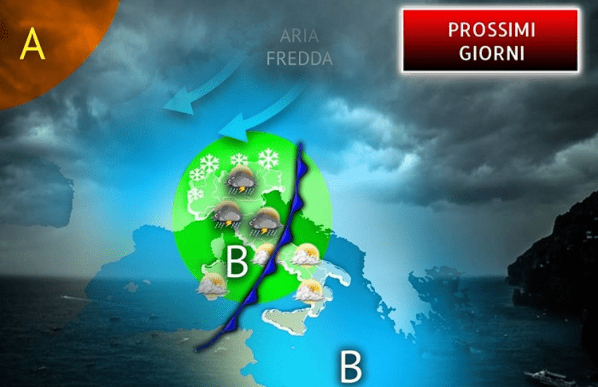 Meteo, tre giorni di rigido inverno: quel che si prevede per il ponte del 25 aprile