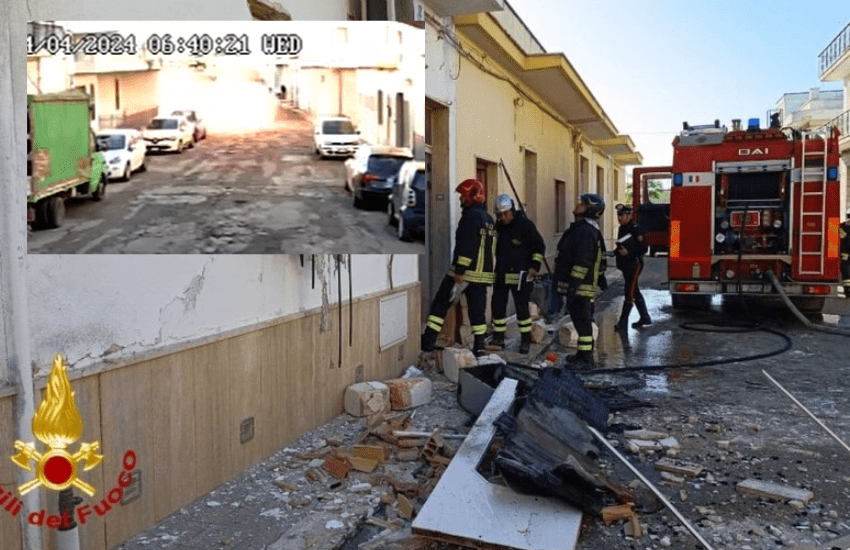 Carovigno, esplode appartamento: un morto. Videocamera riprende il momento della tragedia (VIDEO)