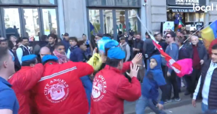 Milano, calci, pugni, sputi e bastonate alla manifestazione per il 25 aprile: arrestato 19enne filo palestinese (VIDEO)