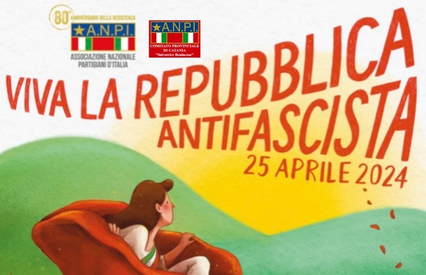 Catania, giovedì 25 aprile, manifestazione dell’Anpi per il 79° anniversario della Liberazione
