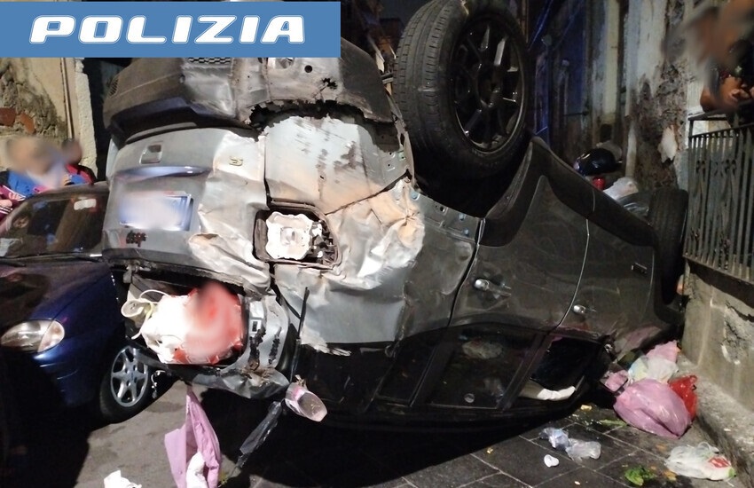Catania, fugge alla volante che si lancia in un furioso inseguimento: aveva 80mila euro in auto di dubbia provenienza