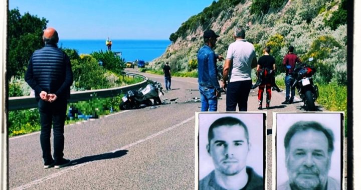 Sardegna: due morti nello scontro frontale tra moto, grave una bambina