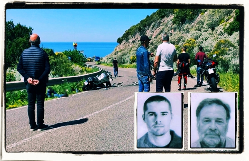 Sardegna: due morti nello scontro frontale tra moto, grave una bambina