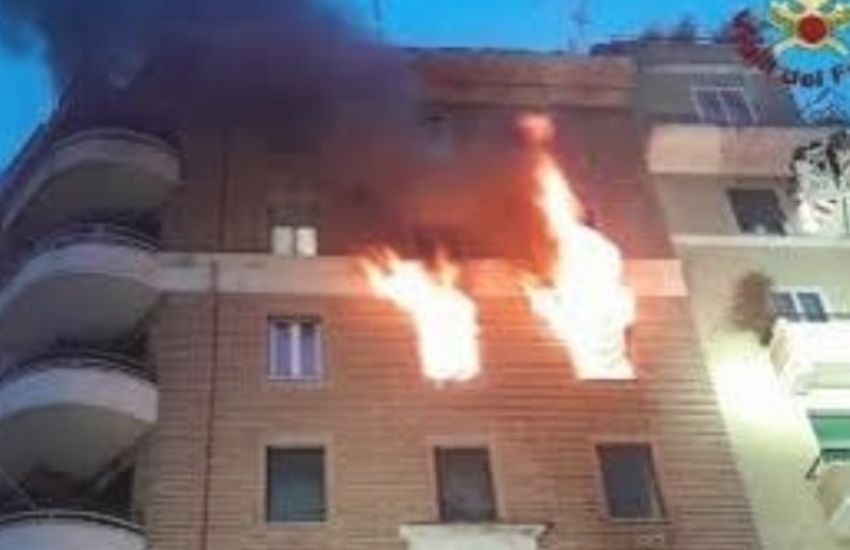 Devastante incendio nel quartiere Prati di Roma, morto il noto dentista dei vip