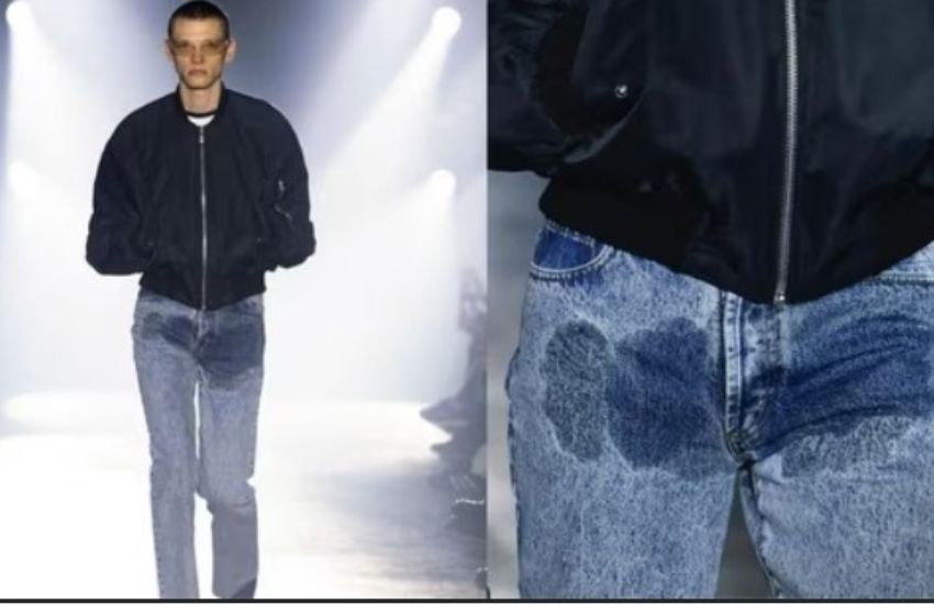 I jeans con una macchia ambigua che costano 600€ al paio sono già tutti sold out