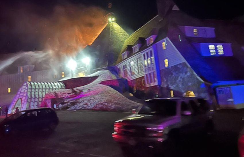 In fiamme l’Overlook, l’hotel che fece da teatro al film cult “Shining”