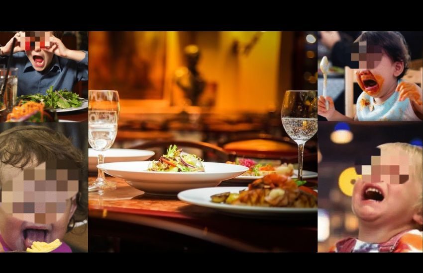 Cena romantica diventa un incubo: “Intorno a noi bimbi indemoniati”