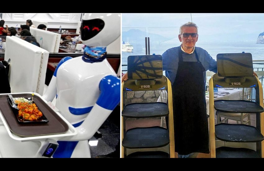 Sorrento, ristoratore non trova camerieri, assume 2 robot: “I giovani vogliono i weekend liberi”