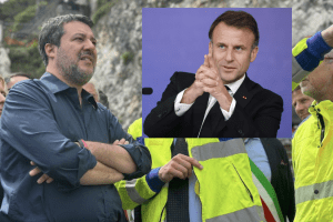 Salvini attacca Macron: “E’ un pericoloso guerrafondaio”