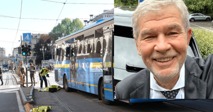 Torino: l’imprenditore Valentino Ganz ucciso da un bus di linea (VIDEO)