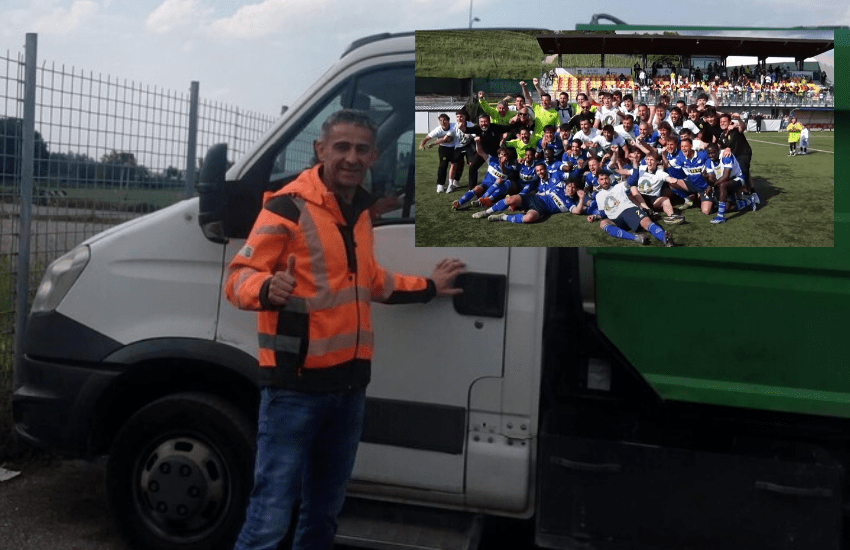 Caldiero: la favola dell’allenatore operatore ecologico che conquista la Serie C (VIDEO)