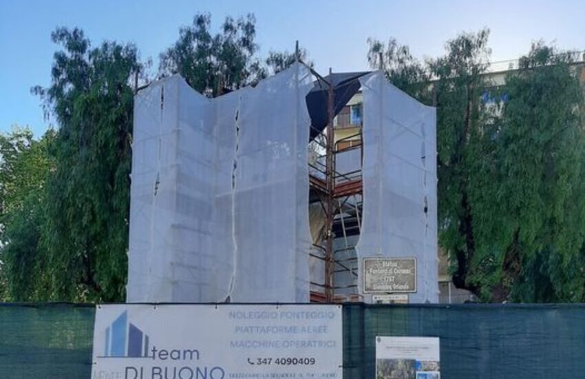 Catania, via al restauro della ‘Fontana del Borgo’: i lavori termineranno in estate