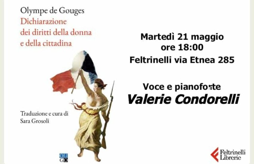 Catania, alla Feltrinelli si presenta ‘Dichiarazione dei diritti della donna e della cittadina’ di Olympe de Gouges