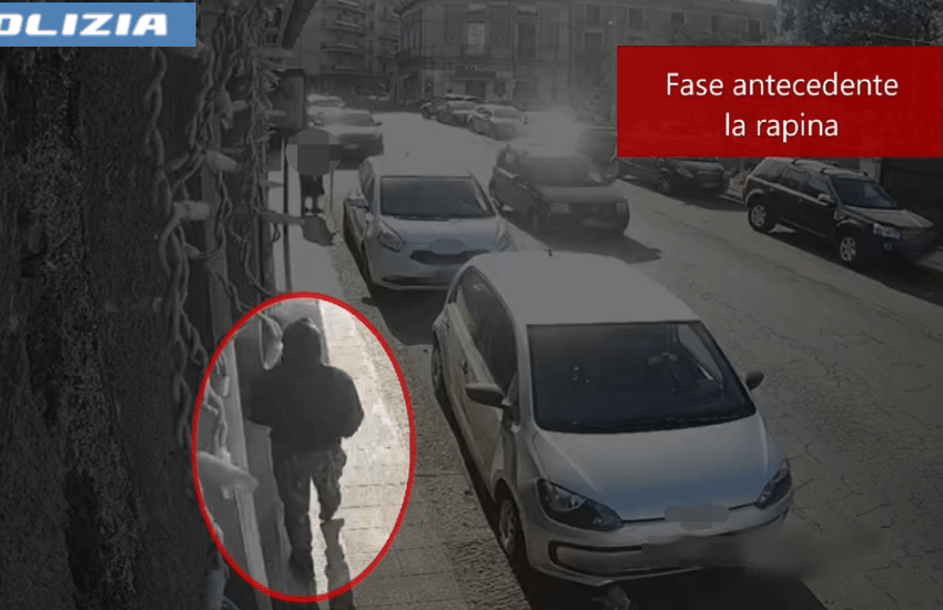 Catania, armato di coltello, rapina un centro medico: arrestato. FOTO