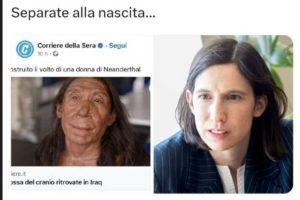 Elly Schlein paragonata alla donna di Neanderthal, bufera sull’esponente FdI Luigi Rispoli: “Colpa di un mio collaboratore”