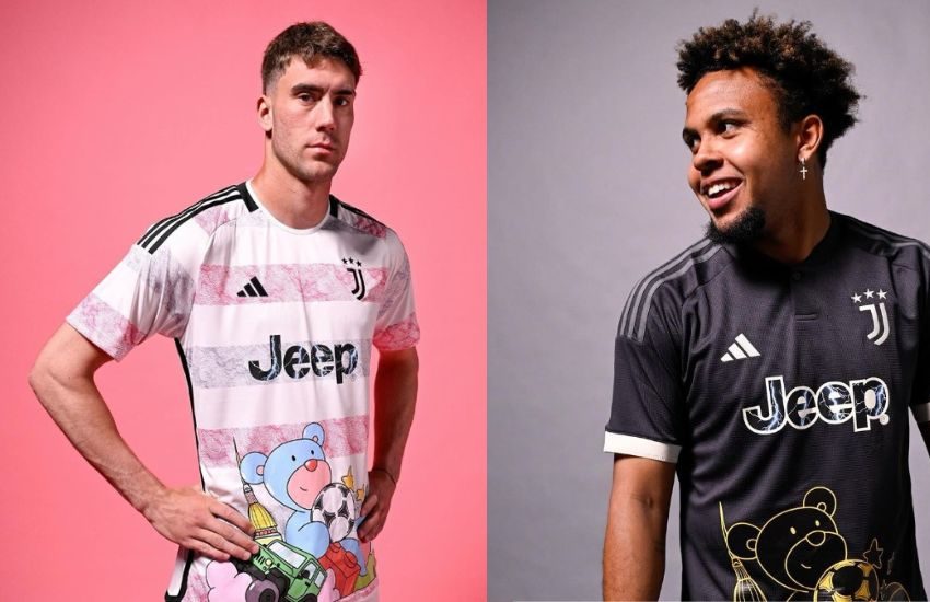 Orsacchiotti, stelline e cuoricini: la nuova maglia della Juventus imbarazza i tifosi
