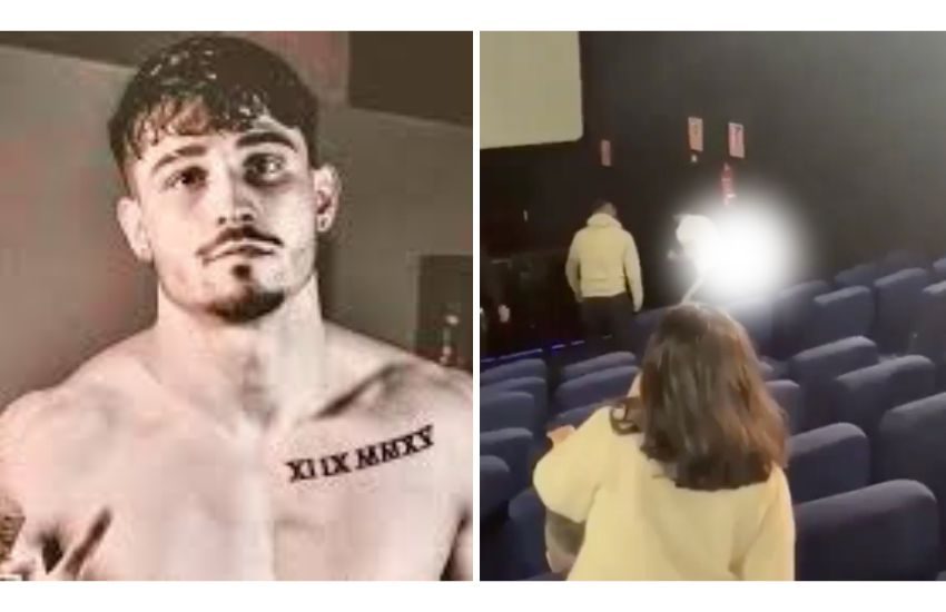 Marito violento maltratta la moglie al cinema, pugile lo aggredisce: “Chiedo scusa ma dovevo farlo” (VIDEO)