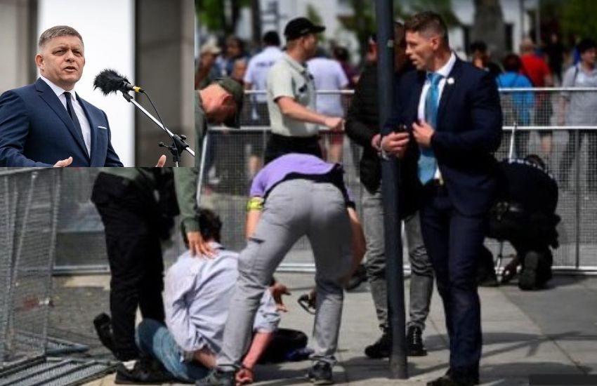 Choc in Slovacchia, attentato al premier Robert Fico con colpi di pistola: “Hanno sparato per uccidere” [VIDEO]