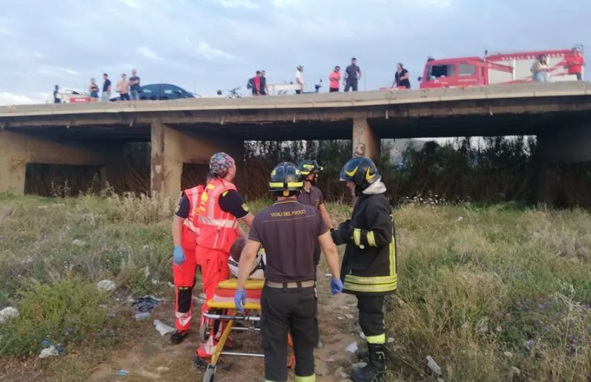 Palermo, spinge giù da un ponte il marito che vuole la separazione