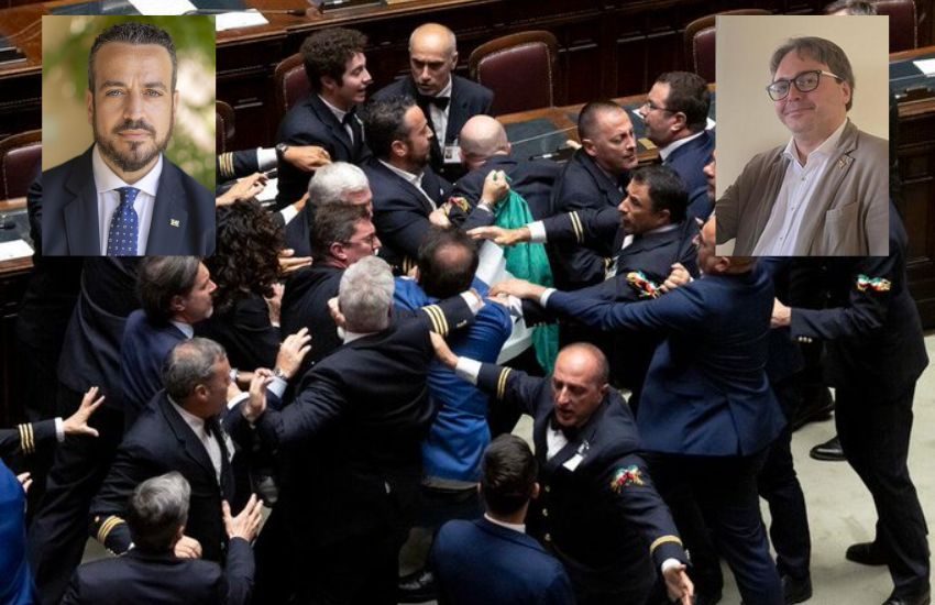 Iezzi e la rissa alla Camera: “Non ho colpito Donno. Ci vorrebbe il Var…” (VIDEO)