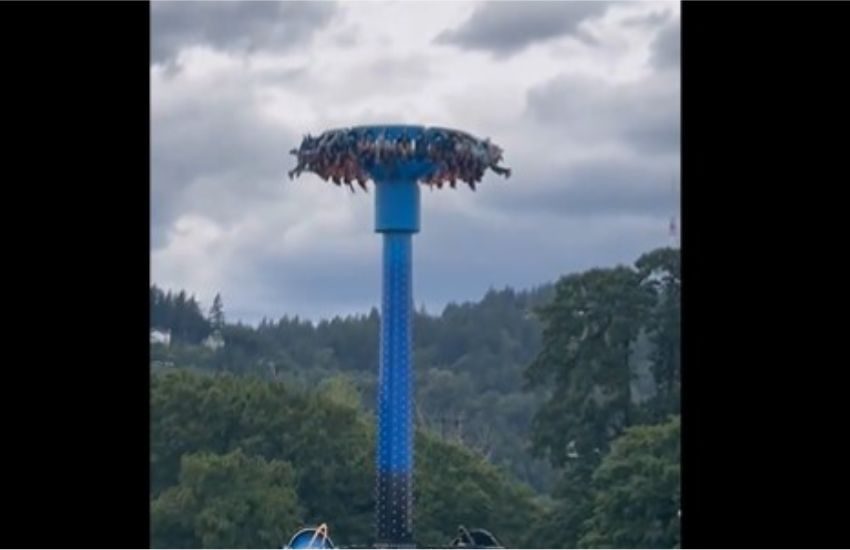 Choc e terrore al luna park: a testa in giù sospesi nell’aria per almeno 30 minuti [VIDEO]