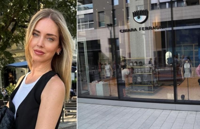 Chiara Ferragni: continua il declino, il suo primo negozio a Milano chiuderà ad agosto