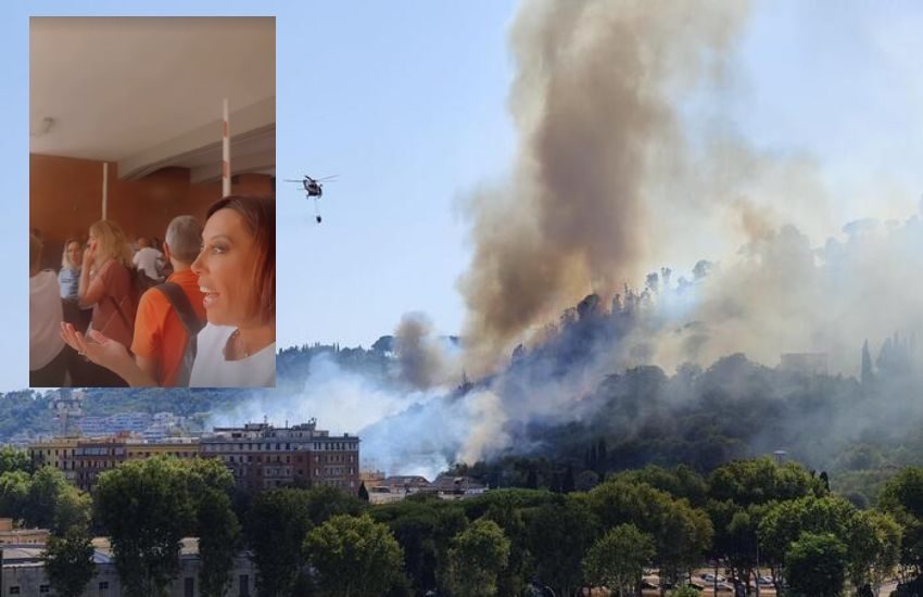 Panico a Roma per un vasto incendio: interrotta diretta Rai ed evacuata la sede (VIDEO)