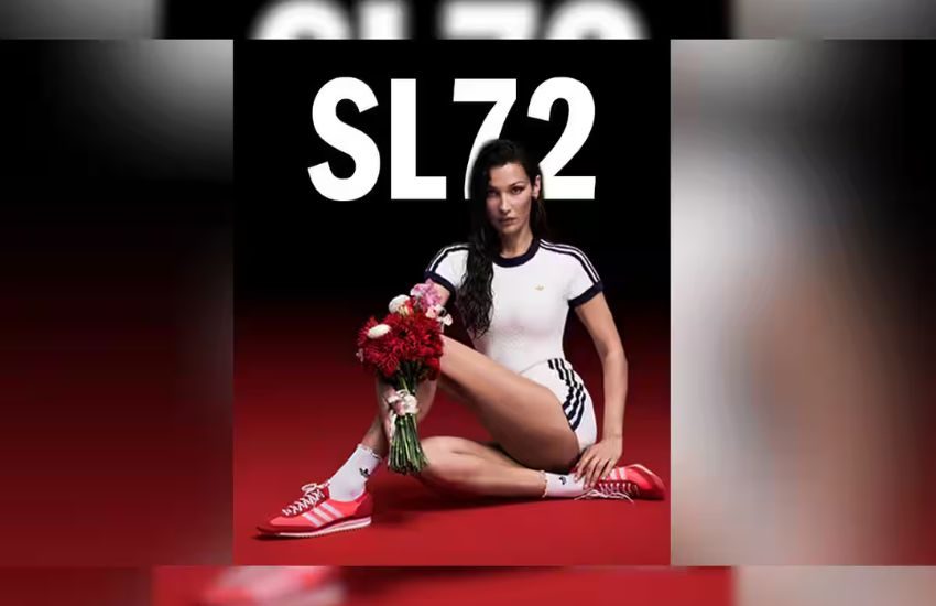 Adidas scarica Bella Hadid