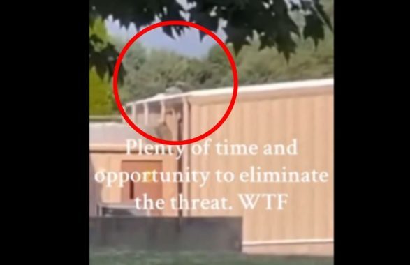 attentatore trump mentre si arrampica