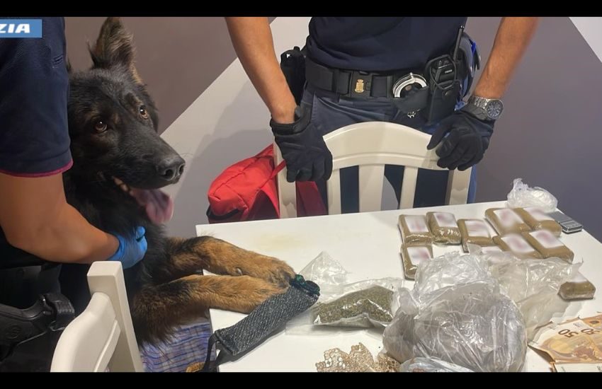 Librino, droga nascosta in un borsone, arrestati due cognati pusher